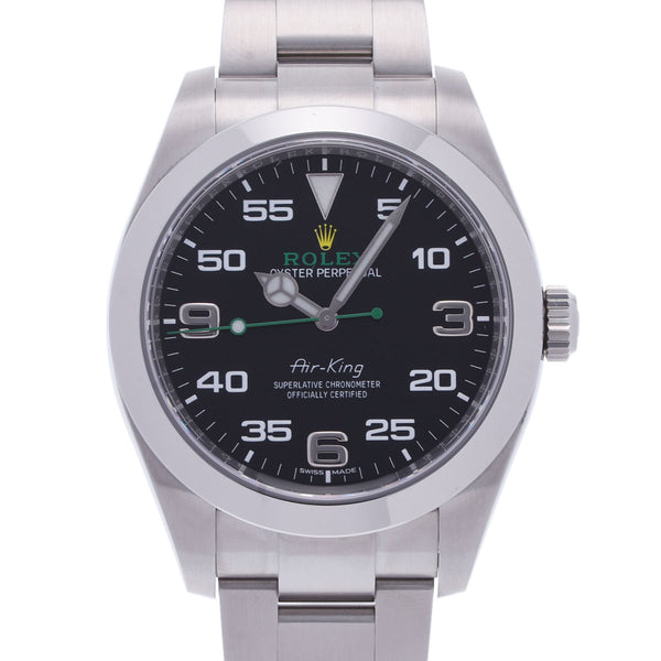 ROLEX ロレックス エアキング 116900 メンズ SS 腕時計 自動巻き 黒文字盤 Aランク 中古 銀蔵