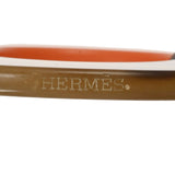 HERMES エルメス リフトGM オレンジ レディース バッファローホーン/ラッカー/革 ネックレス Aランク 中古 銀蔵