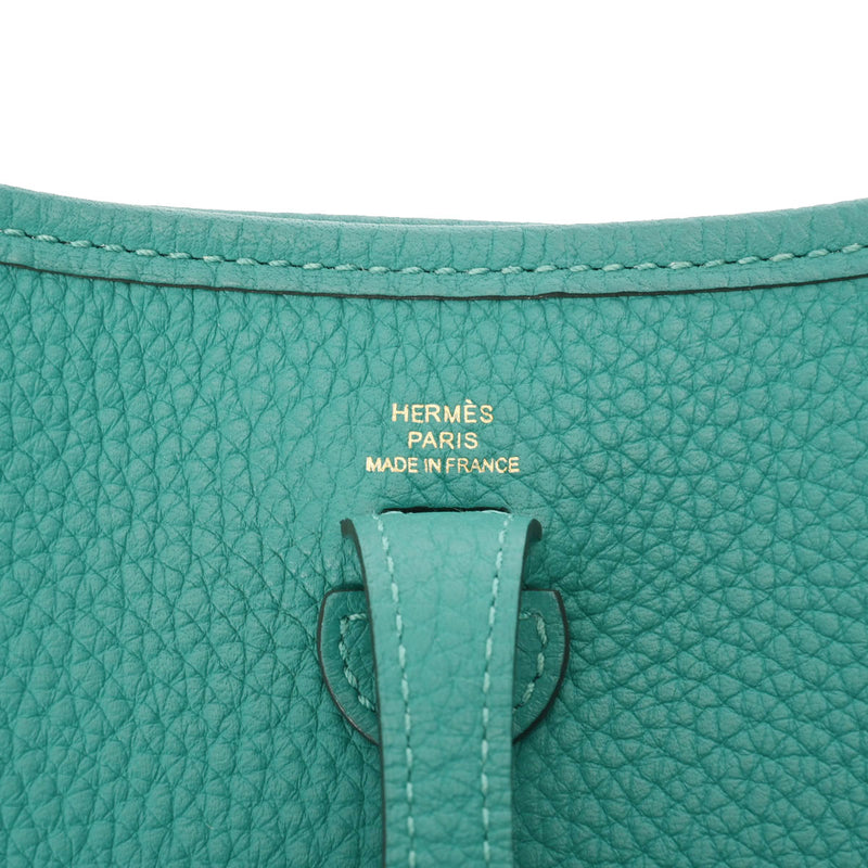 HERMES エルメス エヴリン TPM ヴェールヴェロン ゴールド金具 - D刻印(2019年頃) レディース トリヨンクレマンス ショルダーバッグ Aランク 中古 銀蔵