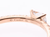 Cartier Etansel During #46 Ladies PG Diamond 1.2g Ring A Rank Good Condition CARTIER Box Gala Used Ginzo