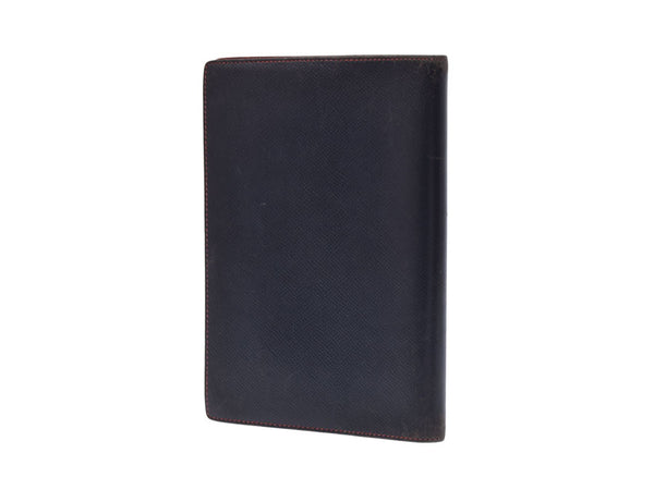 爱马仕议程通用汽车海军/红色○R加盖男装女装cushbell皮夹封面C级爱马仕使用银