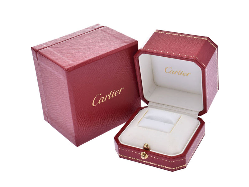 Cartier Trinity Ring 2009 Christmas Limited #54 Ladies PG 1P Diamond 5.9g Ring A Rank Good Condition CHRTIER Box Used Ginzo