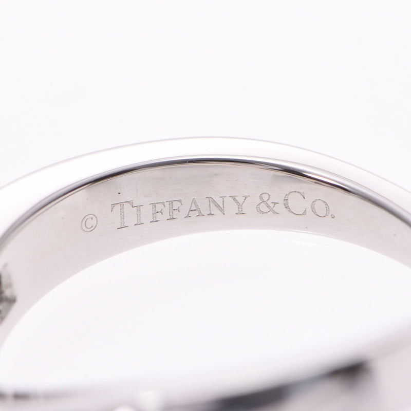 TIFFANY&Co. ティファニーVバンドリング 
 レディース Pt950プラチナ ダイヤ リング・指輪
 7号 
 中古