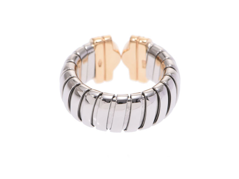 Bulgari, Parente Citbo Gasling Size M Ladies YG/SS/Dial 8.1g Ring A Rank Beauty BVLGARI Used Silver Suburbs Used