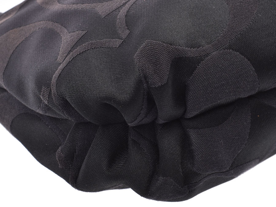 コーチ ポピー 2WAYセミショルダーバッグ 黒 F20044 レディース