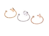 Louis Vuitton Berg Monogram Ideal Ring #47 Ladies Three Color Triple 3P Diamond 5.4g Ring A Rank Good Condition LOUIS VUITTON Box Used Ginzo