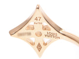 Louis Vuitton Berg Monogram Ideal Ring #47 Ladies Three Color Triple 3P Diamond 5.4g Ring A Rank Good Condition LOUIS VUITTON Box Used Ginzo