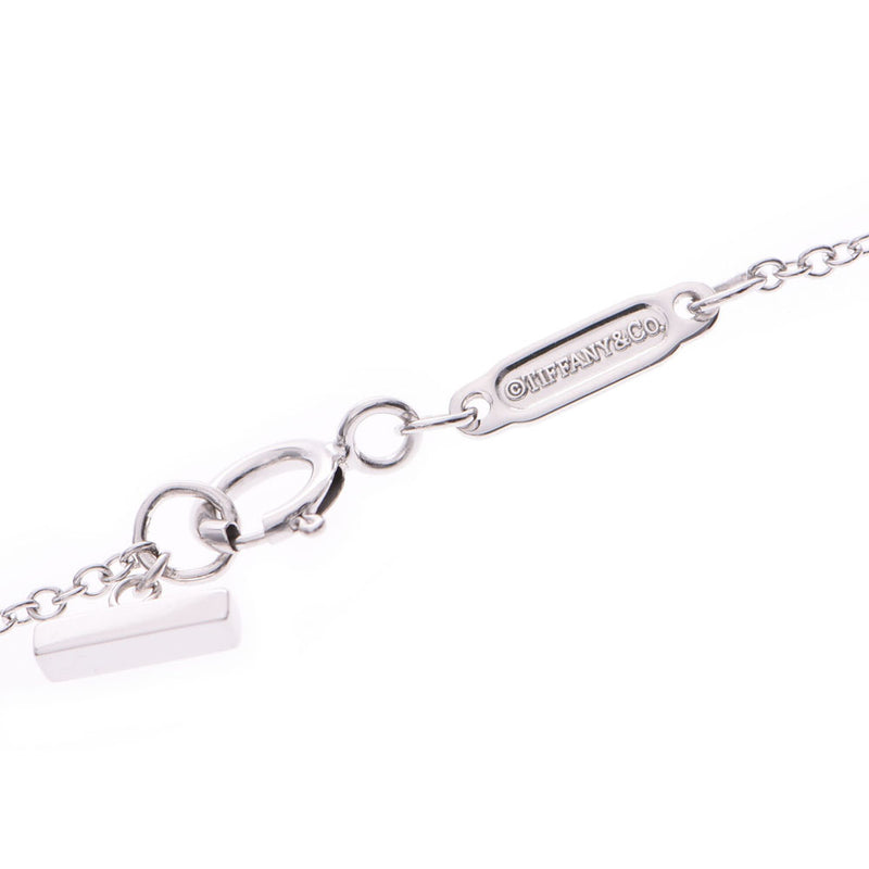 TIFFANY&Co. Tiffany T smile mini-necklace Lady's WG necklace    Used