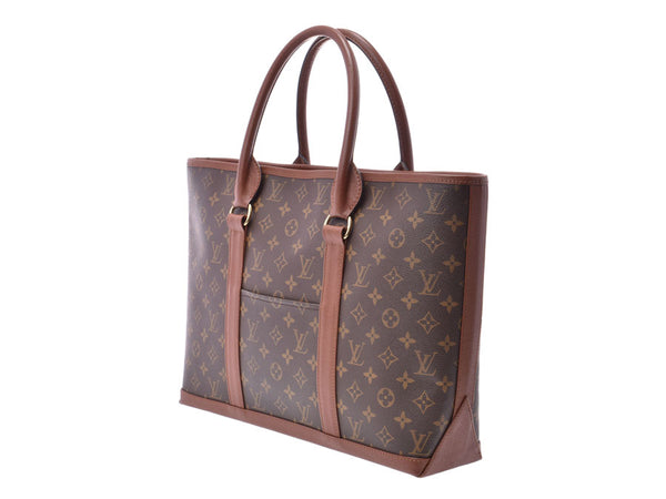 Louis Vuitton monogram weekend SP order brown M42425 men gap Dis bag A rank LOUIS VUITTON used silver storehouse