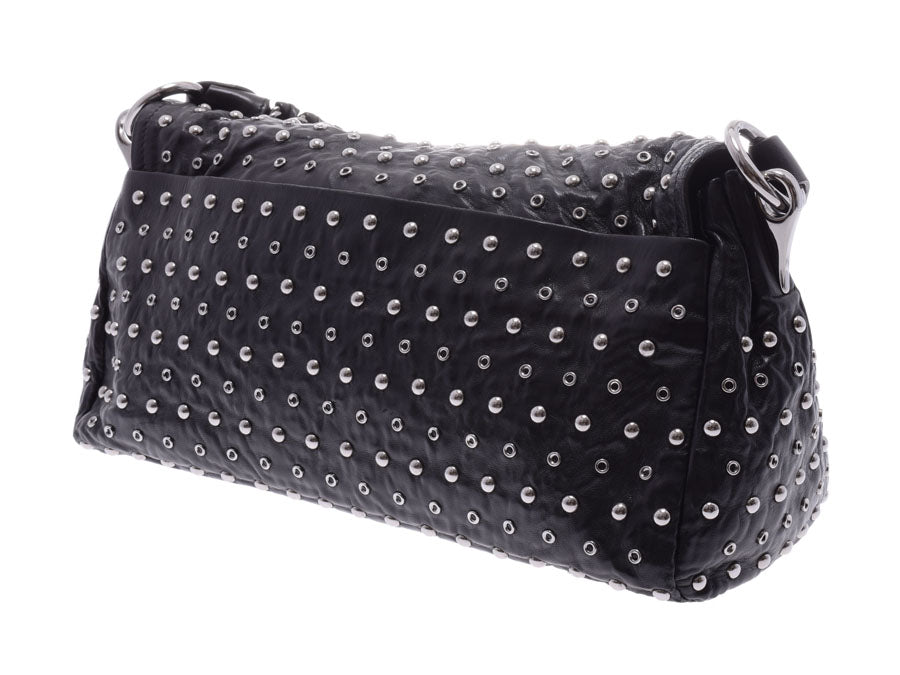 PRADA ショルダー　バッグ　【美品】 プラダ ショルダーバッグ レディース ブラック PRADA 1BD344 V