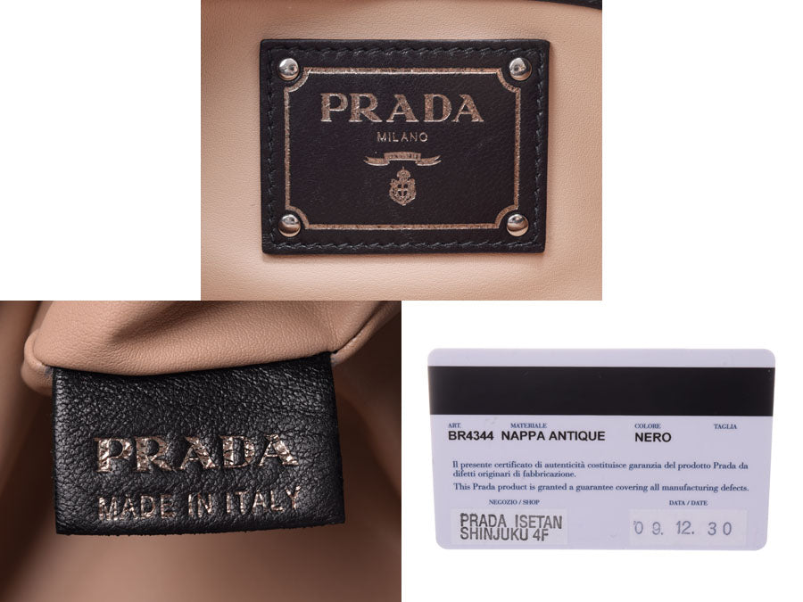 希少・極美品 PRADA チェーンウォレット ケース スカル スタッズ 黒 希少・極美品 PRADA チェーンウォレット ケース スカル スタッズ 黒