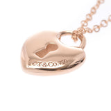 TIFFANY&Co. Tiffany Heart Lock Necklace Ladies K18YG Necklace Used