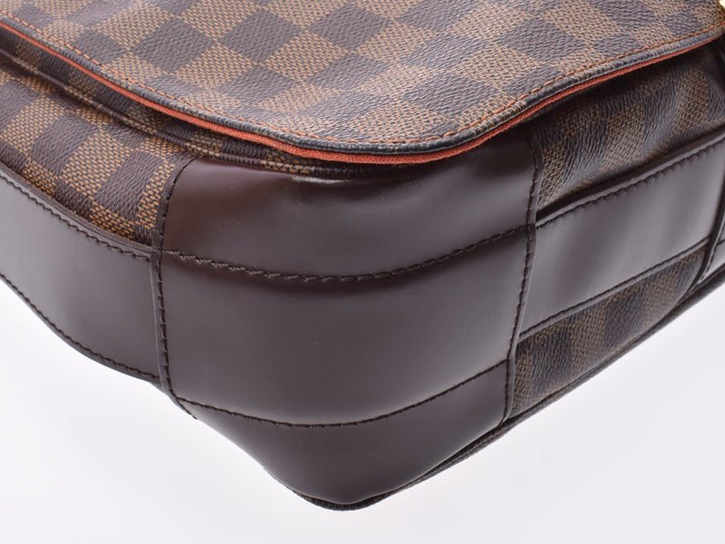 Louis Vuitton Damier Bastille Brown N45258 Men Women Ladies Leather Shoulder Bag B Rank LOUIS VUITTON Used Ginzo