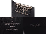 Louis Vuitton epi 6 key case black M63812 men's ladies' genuine leather AB rank LOUIS VUITTON used Ginzo