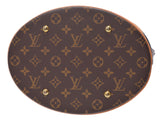 Louis Vuitton Monogram Bucket L Brown M42236 Ladies Handbag AB Rank LOUIS VUITTON With Pouch Used Ginzo