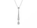 蒂芙尼（Tiffany）爵士项链女士PT950钻石3.3g A品相良好TIFFANY＆CO二手货盒Ginzo