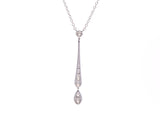 Tiffany Jazz necklace Ladies PT950 Diamond 3.3-g A-Rank, beautiful TIFFANY&CO Box, used silver storehouse