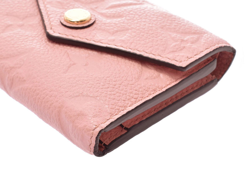 Louis Vuitton Unplant Portofoile Vikrine Rose Valerine M62936 Women's Genuine Leather Wallet AB Rank LOUIS VUITTON Used Ginzo