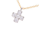 蒂芙尼（Tiffany）Cruci泡沫项链女士钻石K18 / PT950 2.2克A级品相良好TIFFANY＆CO二手箱