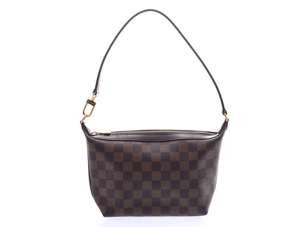 Louis Vuitton Damier Irovo PM Brown N51996 Ladies Genuine Leather One Shoulder Bag B Rank LOUIS VUITTON Used Ginzo