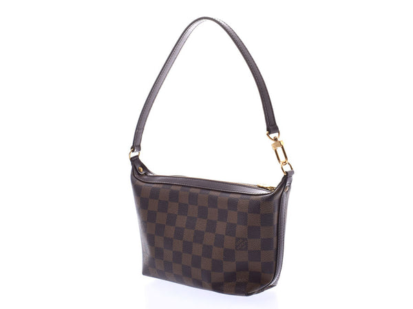 Louis Vuitton Damier Irovo PM Brown N51996 Ladies Genuine Leather One Shoulder Bag B Rank LOUIS VUITTON Used Ginzo