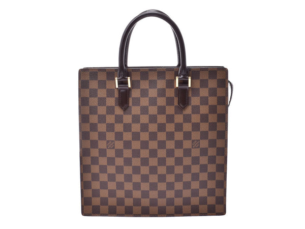 Louis Vuitton dami evennis PM Brown N51145 men's Womens genuine leather tote handbag B rank LOUIS VUITTON used silver