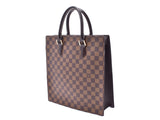 Louis Vuitton dami evennis PM Brown N51145 men's Womens genuine leather tote handbag B rank LOUIS VUITTON used silver