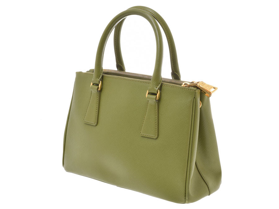 プラダ 2WAYハンドバッグ グリーン BN2316 レディース サフィアーノ Bランク PRADA 空ギャラ ストラップ付 中古 銀蔵 –  銀蔵オンライン