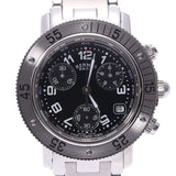 HERMES爱马仕（Hermes）Clipper Diver Chrono CL2.310 Boys SS Watch石英黑色表盘A Rank Used Ginzo