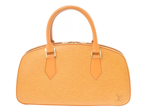 ルイヴィトンエピジャスミン yellow M52089 Lady's real leather handbag AB rank LOUIS VUITTON used silver storehouse