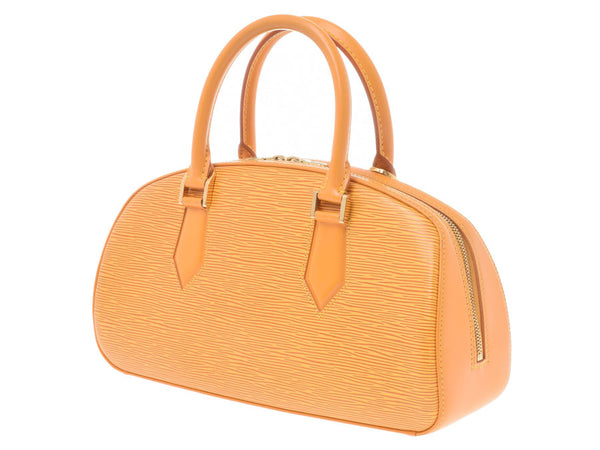 ルイヴィトンエピジャスミン yellow M52089 Lady's real leather handbag AB rank LOUIS VUITTON used silver storehouse