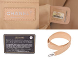 CHANEL Executive 2WAY Tote Bag Beige SV Metal Fittings Ladies Calf AB Rank CHANEL Strap Used Ginzo