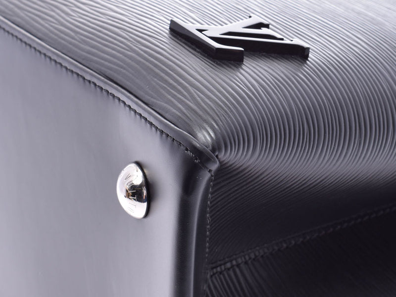 Louis Vuitton Epi Kleber MM Black M51323 Ladies Genuine Leather 2WAY Handbag A Rank Good Condition LOUIS VUITTON Used Ginzo