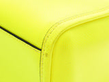 COACH Coach 2WAY Bag Outlet Neon Yellow F34697 Ladies PVC Handbag A Rank Used Ginzo