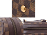 Louis Vuitton Damier Duomo Brown N60008 Ladies Genuine Leather Handbag A Rank Good Condition LOUIS VUITTON Used Ginzo