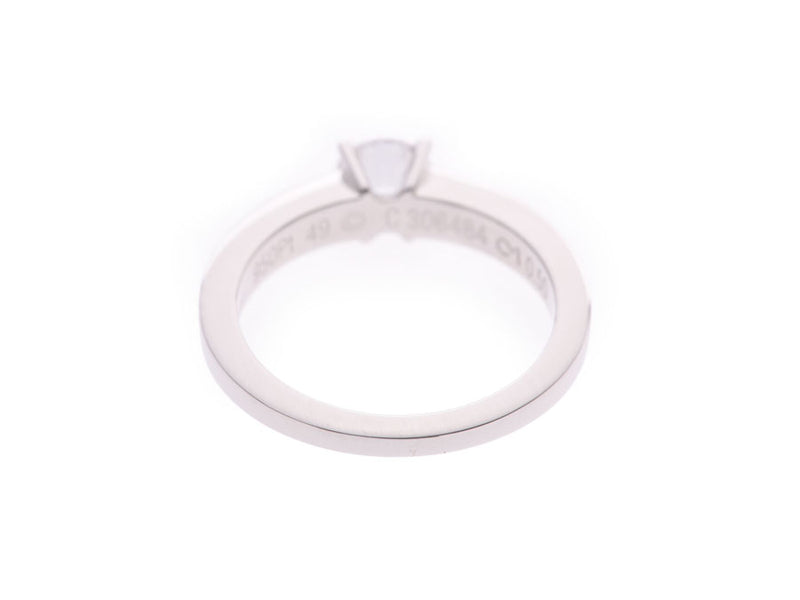 CARTIER カルティエソリテールデクララシオンダムールリングダイヤ 0.50ct #49 8.5 Lady's Pt950 platinum ring, ring A rank used silver storehouse