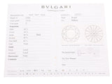 Bvlgari ring #9.5 ladies WG diamond 0.50 CT F-VVS2 3.0 g ring A rank beauty goods BVLGARI box identification document used silver stock
