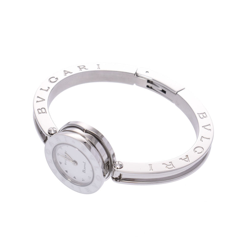 BVLGARI Burghali B-ZERO BANG Watch BZ22S: Ladies' watch, clyclocks, white, white, Class A, used silver.
