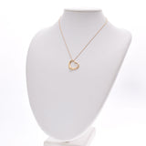 TIFFANY&Co. Tiffany. Open Heartnecklace, K18YG necklace.