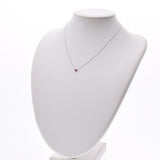 STAR JEWELRY Star Jewelry Mysterious Heart Ladies K18WG Ruby 0.13ct Necklace A Rank Used Ginzo