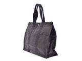 Hermes yell line GM old model gray men gap Dis canvas tote bag AB rank HERMES used silver storehouse