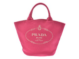 Prada 2WAY Handbag Peonia 1BG186 Ladies Canvas A Rank Good Condition PRADA Strap Gala Pouch Used Ginzo