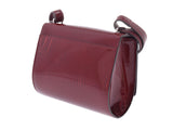 Cartier happy birthday shoulder bag Bordeaux Lady's leather-free beautiful article CARTIER box guarantee used silver storehouse