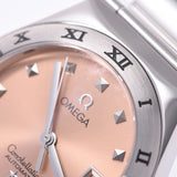 OMEGA Omega Constellation My Choice 1591.61 Ladies SS Watch Quartz Salmon Pink Dial AB Rank Used Ginzo