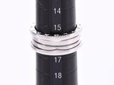 ブルガリ B-ZERO リング Sサイズ #57 レディース メンズ WG 9.9g 指輪 Aランク 美品 BVLGARI 中古 銀蔵
