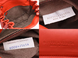 Bottega Veneta Shoulder Bag Intrecciato Orange Ladies Men's Lambskin AB Rank BOTTEGA VENETA Used Ginzo