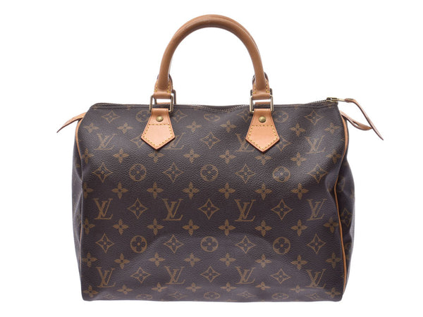 ルイヴィトン モノグラム スピーディ30 ブラウン M41526 レディース 本革 ハンドバッグ Bランク LOUIS VUITTON 中古 銀蔵