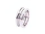 Bulgari B-ZERO ring size S #56 Ladies Menz, WG 8.8g 8.8g. A-rank. BVLGARI box, used in the used silver.