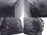 Chanel Matrasse Drawstring Chain Shoulder Bag Black G Hardware Ladies Lambskin B Rank CHANEL Used Ginzo
