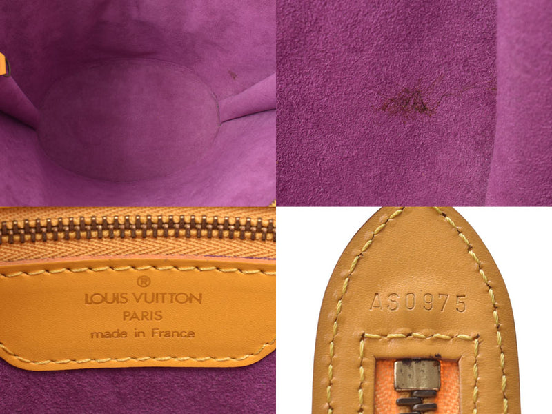 Louis Vuitton Epi Saint Jack Shopping Yellow M52269 Ladies Genuine Leather Bag B Rank LOUIS VUITTON Used Ginzo